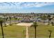 Aerial shot of community amphitheater and surrounding park at 10860 W Cheryl Dr, Sun City, AZ 85351