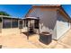 Private backyard with a gazebo and stucco wall for outdoor enjoyment and relaxation at 1116 S 53Rd St, Mesa, AZ 85206