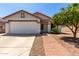 Charming single-story home with a well-manicured front yard and a two-car garage at 1116 S 53Rd St, Mesa, AZ 85206