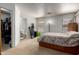 Bright bedroom with a closet, ensuite bathroom and natural light at 1116 S 53Rd St, Mesa, AZ 85206