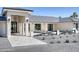 Welcoming home exterior showcasing a tile walkway, modern lighting, and desert landscaping at 13365 N 74Th St, Scottsdale, AZ 85260