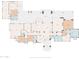 Detailed floor plan showcasing layout with labeled rooms, dimensions and flow for a single-Gathering residence at 14760 E Paradise Dr, Fountain Hills, AZ 85268