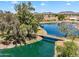 Picturesque bridge across a serene pond on the community golf course at 19920 N 69Th Ave, Glendale, AZ 85308