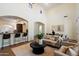 Comfortable living area open to the kitchen, perfect for entertaining at 20750 N 87Th St # 1024, Scottsdale, AZ 85255