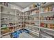Well-organized walk-in pantry with ample shelving, perfect for storing all your groceries and supplies at 22870 E Sonoqui Blvd, Queen Creek, AZ 85142