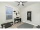 Versatile exercise room with wall-mounted equipment and space for activities at 2339 E Questa Dr, Phoenix, AZ 85024