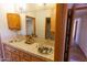 Bathroom featuring double sinks, decorative tile, and decorative sinks at 2430 N 56Th St, Phoenix, AZ 85008