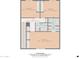 Detailed floor plan showcasing the layout of the home's upper level bedrooms and bathrooms at 2826 E Tracy Ln # 3, Phoenix, AZ 85032