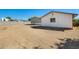 Backyard featuring a spacious area with a fence at 3840 W Abraham Ln, Glendale, AZ 85308