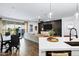 Open-concept living space showcasing a modern kitchen, dining area, and comfortable living room at 4543 S Nebula --, Mesa, AZ 85212