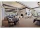 Spacious banquet room with elegant lighting and ample seating arrangements at 4800 N 68Th St # 357, Scottsdale, AZ 85251
