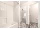Bathroom with a shower and a view into a bedroom at 4925 S 5Th Ave, Phoenix, AZ 85041