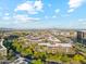 Breathtaking aerial view of luxury residences amidst lush greenery, capturing the essence of high-end living at 7121 E Rancho Vista Dr # 6001, Scottsdale, AZ 85251