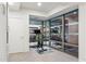 Bright exercise room featuring large windows and stationary bike at 7121 E Rancho Vista Dr # 6001, Scottsdale, AZ 85251