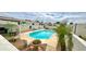 Relaxing pool area with a shared patio and lounge chairs perfect for enjoying the Arizona sun at 8050 E Oak St, Scottsdale, AZ 85257
