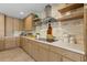 Close-up of kitchen with range and backsplash with lots of space for the home chef at 8430 E Fairmount Ave, Scottsdale, AZ 85251