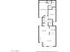 This floor plan shows the layout of the house with two bedrooms, a living room, and an adjacent dining area at 875 S Nebraska St # 69, Chandler, AZ 85225