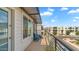 Charming balcony featuring comfortable seating and a view of the community, enhancing outdoor living at 1250 N Abbey Ln # 275, Chandler, AZ 85226