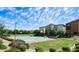 Community basketball court with well-maintained landscaping and residential buildings in the background at 1250 N Abbey Ln # 275, Chandler, AZ 85226