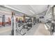 Fully equipped gym featuring modern fitness machines and wall art for an enhanced workout experience at 1250 N Abbey Ln # 275, Chandler, AZ 85226