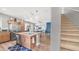Modern kitchen with stainless steel appliances, an island, and open layout at 1250 N Abbey Ln # 275, Chandler, AZ 85226