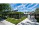 Well maintained pool area entrance, featuring fencing, landscaping, and clear signage for a safe community experience at 1250 N Abbey Ln # 275, Chandler, AZ 85226
