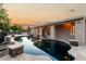 Stunning pool area with a sleek design, perfect for swimming and relaxing in a private backyard oasis at 2111 E Azalea Dr, Chandler, AZ 85286