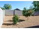 Backyard with trees and gravel at 2745 W Jessica Ln, Phoenix, AZ 85041