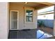 Back patio with privacy screen at 2745 W Jessica Ln, Phoenix, AZ 85041