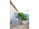 View of the side yard with an AC unit and a garden at 2745 W Jessica Ln, Phoenix, AZ 85041