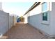 Sideyard with gravel and a fence at 2745 W Jessica Ln, Phoenix, AZ 85041