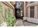 Charming front door featuring decorative wreath, side window, and climbing vines at 30 W Sheffield Ave, Gilbert, AZ 85233