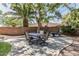 Cozy outdoor dining area with shaded seating, creating a perfect spot for enjoying meals outdoors at 30 W Sheffield Ave, Gilbert, AZ 85233