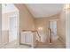 Bright hallway featuring carpet and a staircase at 4201 W Renee Dr, Glendale, AZ 85308