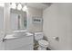 Clean bathroom with a modern vessel sink, stylish mirror, and contemporary fixtures at 5423 W Michigan Ave, Glendale, AZ 85308