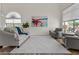 Comfortable living room featuring lots of natural light and modern décor at 5423 W Michigan Ave, Glendale, AZ 85308