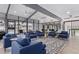 Expansive community lounge with ample seating, modern decor and great natural light at 8055 E Thomas Rd # 104, Scottsdale, AZ 85251