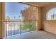 Outdoor balcony with exterior view and sun shade for outdoor living at 10330 W Thunderbird Blvd # A209, Sun City, AZ 85351