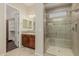 Bathroom featuring a walk-in shower with a built-in bench at 13052 W Mine Trl, Peoria, AZ 85383