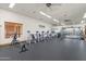 Well-equipped gym features modern machines, mirrors, and motivational decor at 1641 N Channing --, Mesa, AZ 85207
