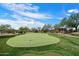Scenic putting green amidst native vegetation for a relaxing golf experience in a community setting at 1641 N Channing --, Mesa, AZ 85207