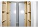 Walk-in closet featuring adjustable shelving for customizable storage solutions at 1806 W Rosewood Ct, Chandler, AZ 85224