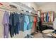 Walk-in Closet with clothing racks, shelving, and carpet at 18929 W Windsor Blvd, Litchfield Park, AZ 85340