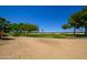 Verdant green golf course with mature trees and desert landscape surrounding at 19892 N Shadow Mountain Dr, Surprise, AZ 85374