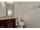 Bathroom with granite countertop vanity and ample lighting at 22125 N 29Th Ave # 137, Phoenix, AZ 85027