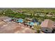 Aerial view of a community pool and basketball court at 2540 N Stone Hill Rd, Buckeye, AZ 85396