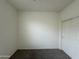 Cozy bedroom with sliding closet doors, light-colored walls, and plush carpeting at 4440 S Leisure Way, Gilbert, AZ 85297
