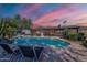 Inviting backyard pool and lounging area perfect for relaxation and entertaining at 5539 E Dahlia Dr, Scottsdale, AZ 85254