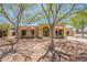 Inviting single-story home with desert landscaping and mature shade trees enhancing curb appeal at 717 W Chilton St, Chandler, AZ 85225