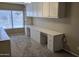 A bright office featuring white cabinets and a built in desk space at 8014 W Beaubien Dr, Peoria, AZ 85382